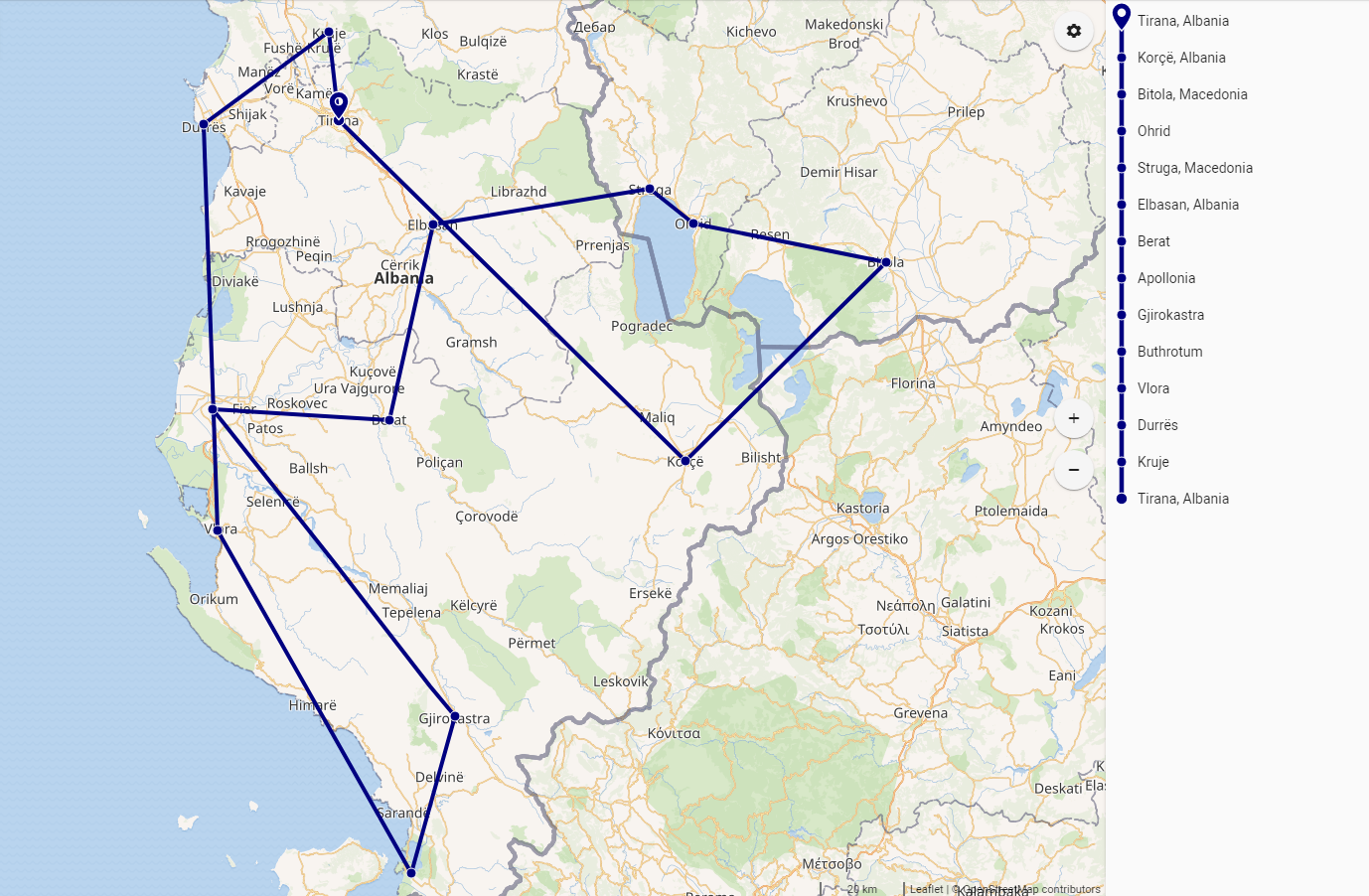 Tour Albania e Macedonia