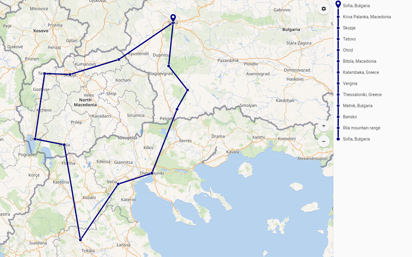 Bulgaria Grecia e Macedonia